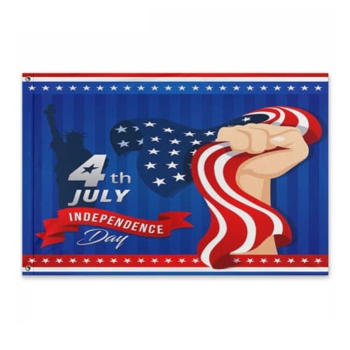 Horizontal Single Layer Flag - Seamless Edge (120x180cm/4x6ft) | Polyester（ Made in USA）