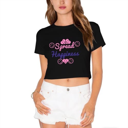 Women's Cropped T-Shirt | Polyester (Made in USA)