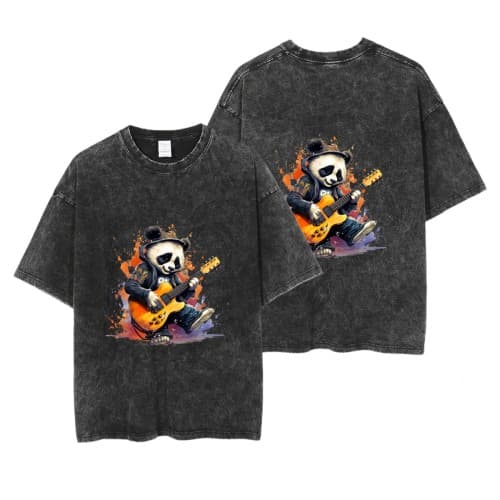 100% Pure Cotton Denim Heat Transfer Short Sleeve T-Shirt (230g) | Cotton