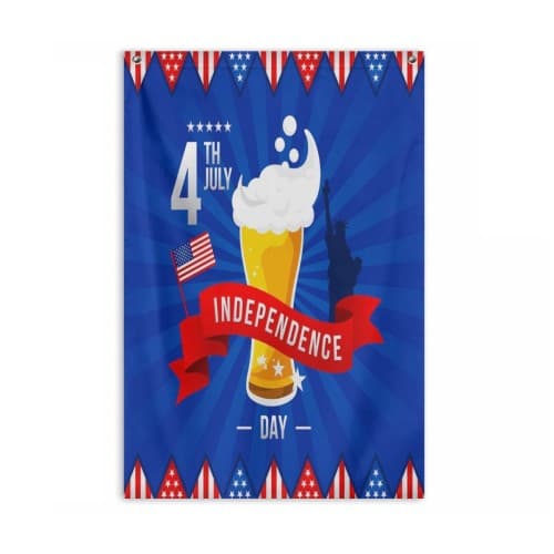 Vertical Single Layer Flag - Seamless Edge (120x180cm/4x6ft) | Polyester （Made in USA ）