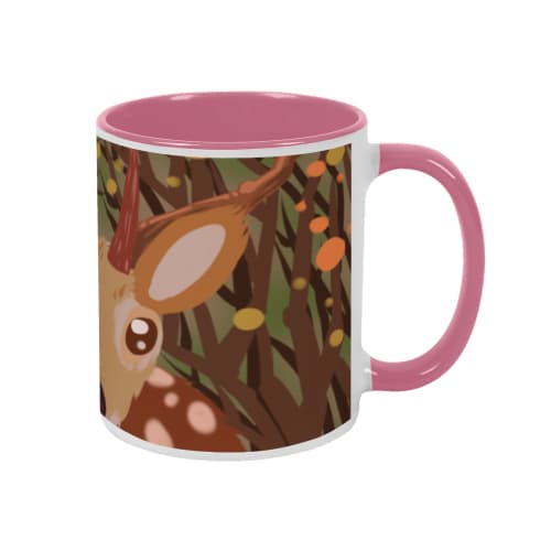 11oz Personalized Two-Tone Mug | Ceramic (Made in USA）