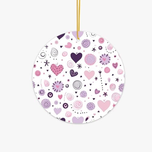 Round Car Air Freshener 8×8cm | Paper
